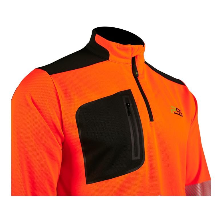 T-shirt fonctionnel X-treme Skin à manches longues EN20471 - orange