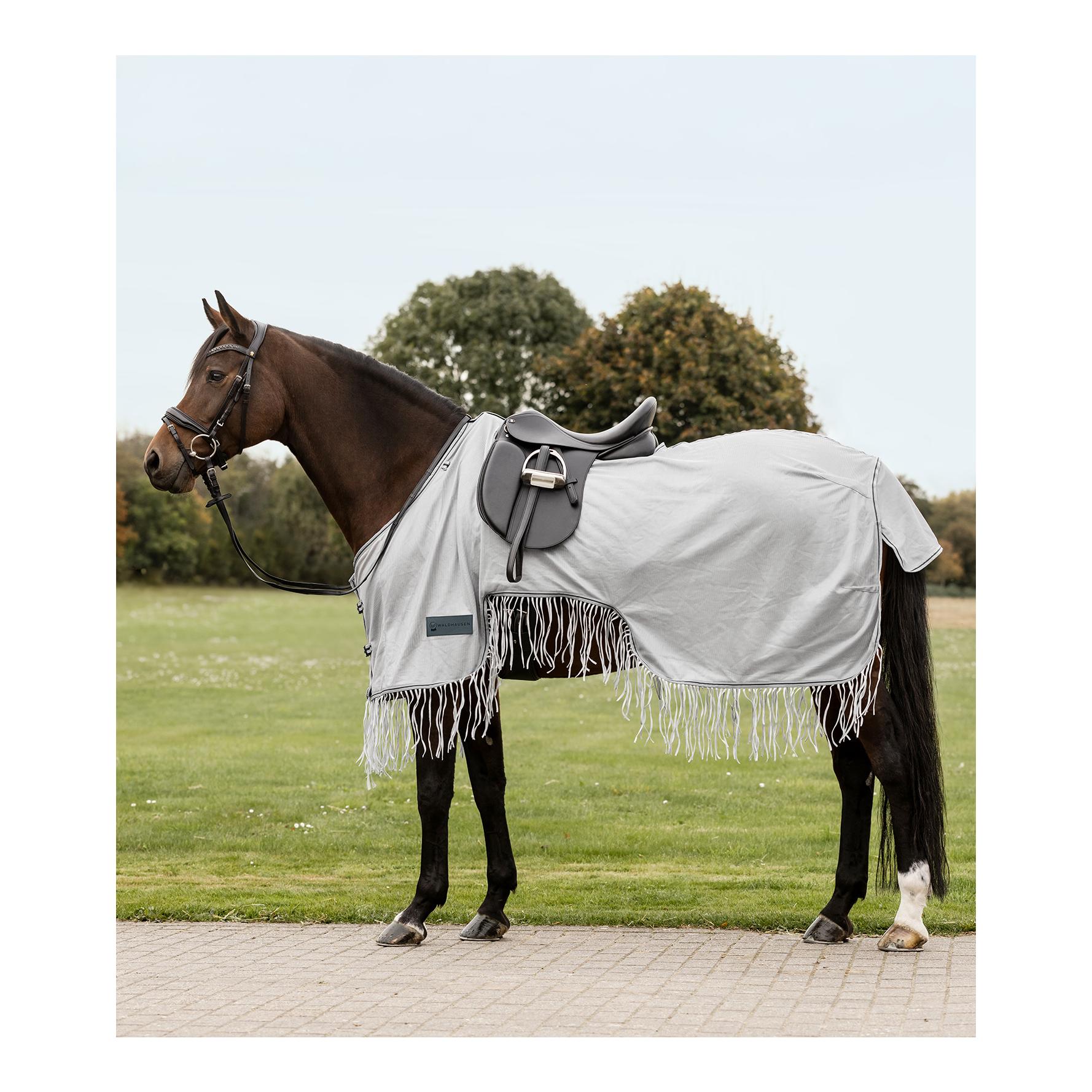 Fliegenausreitdecke Protect mit Fransen