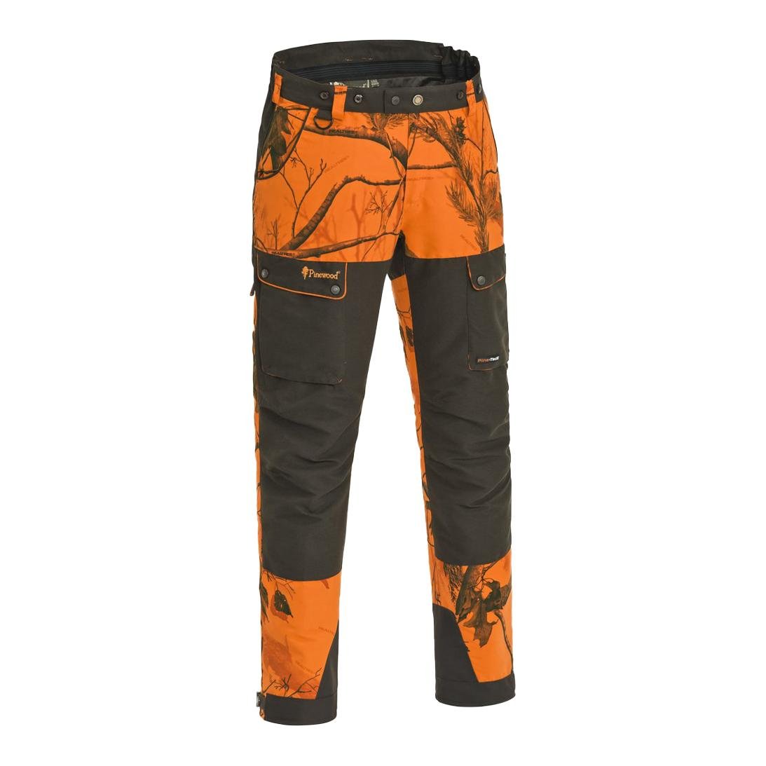 Image of Pinewood Wolf Lite Camou Hose - camouflage/orange bei Hauptner.ch