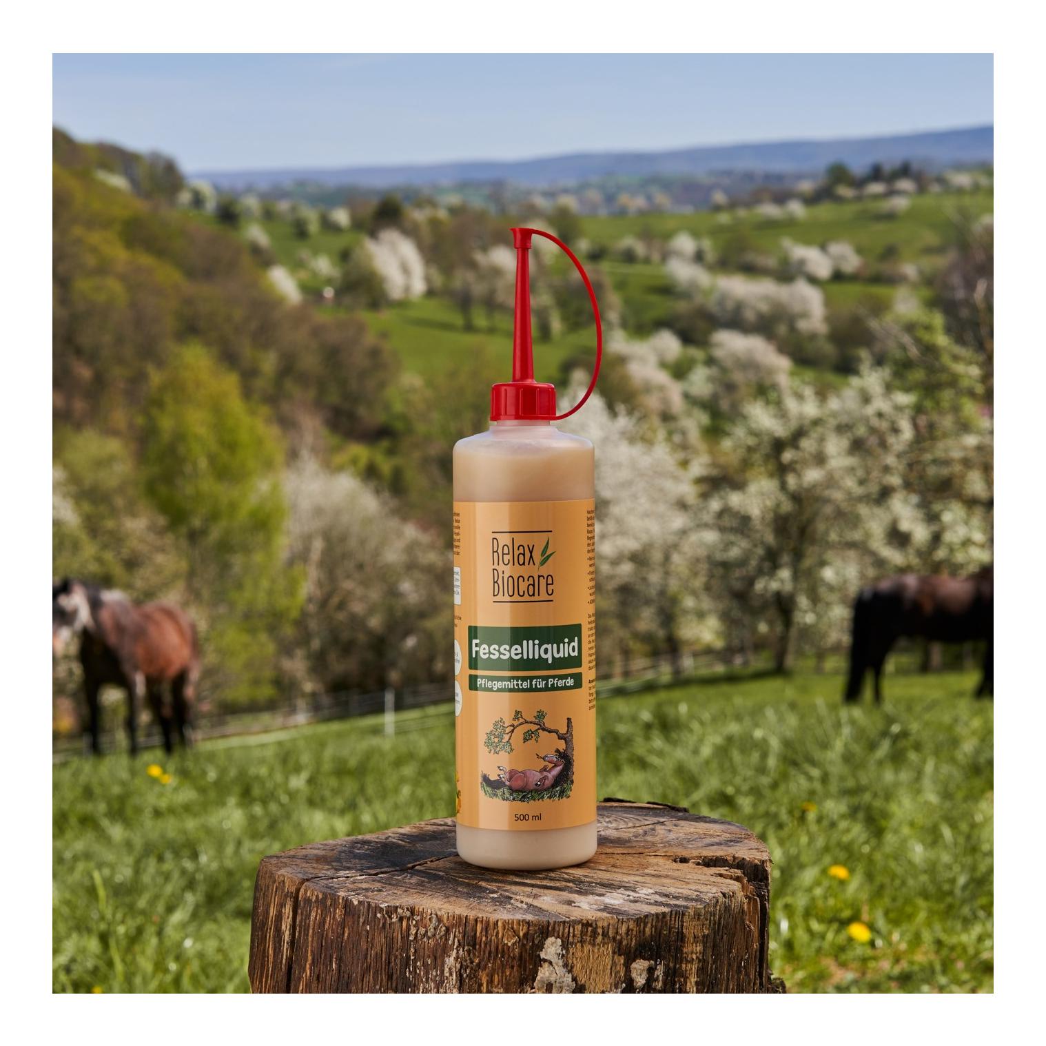 Image of Relax Biocare Fesselliquid für Pferde - Weiss/Gelb - bei Hauptner.ch