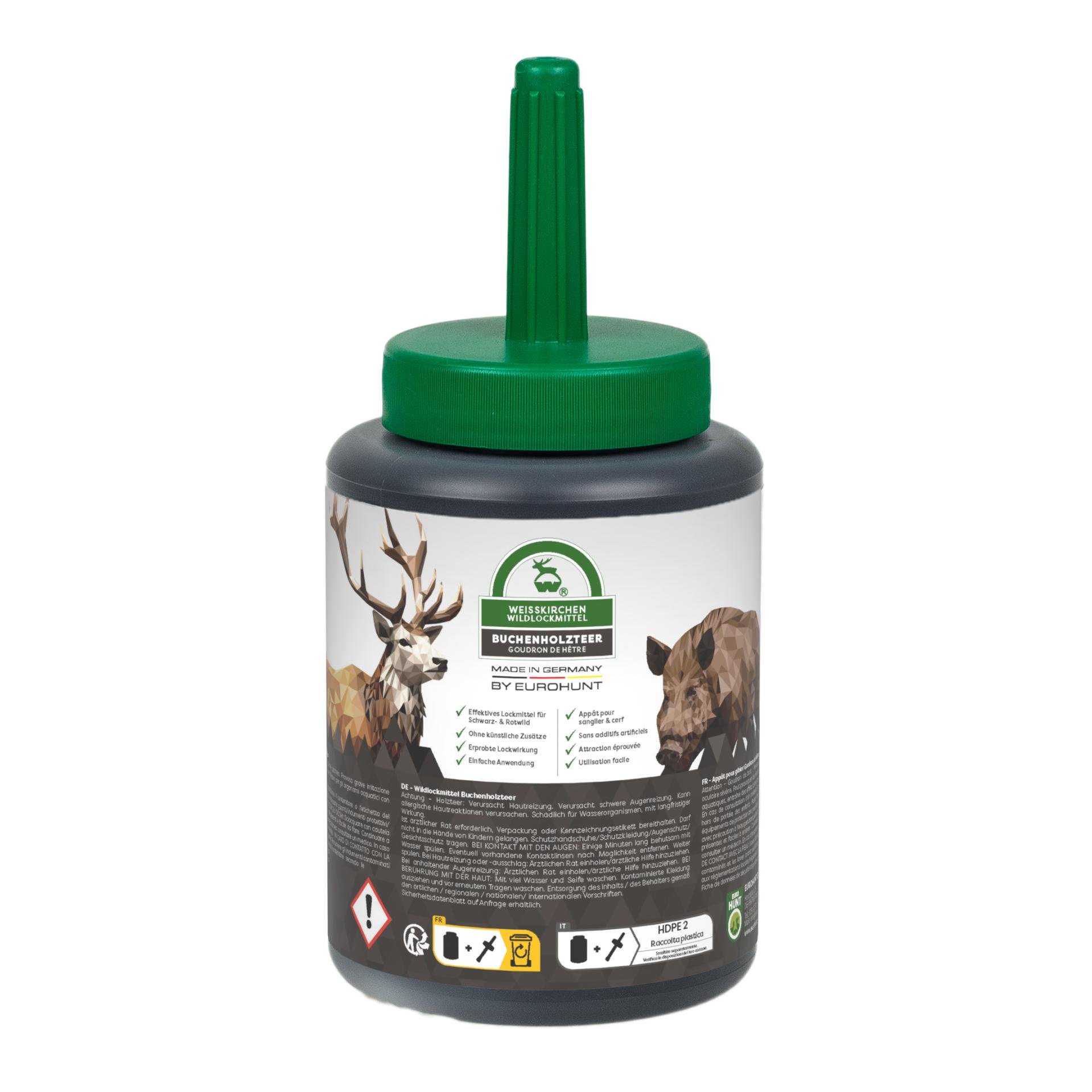 Buchenholzteer - 500 ml Dose + Pinsel