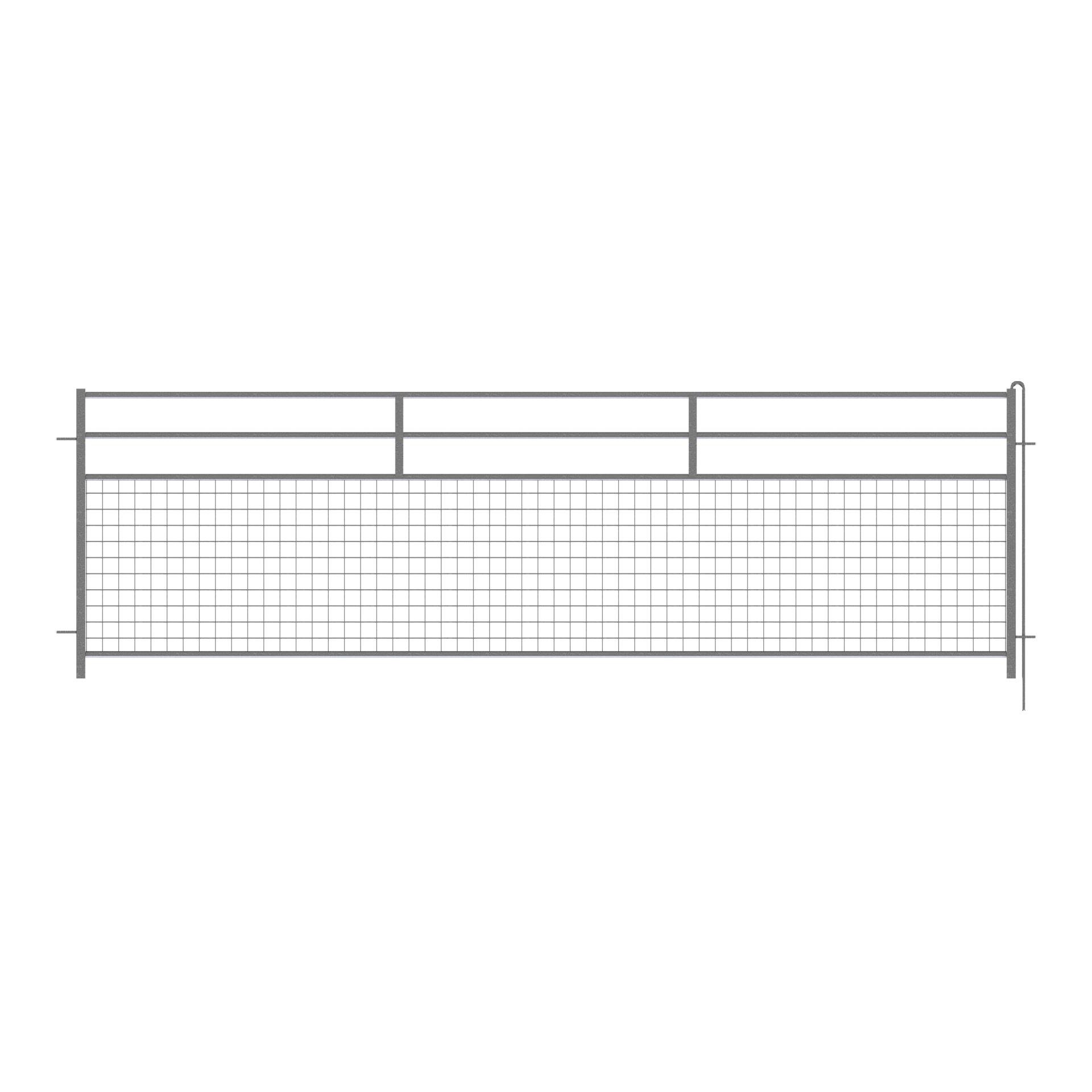 Horde halbvergittert inkl. Verbindungsstange