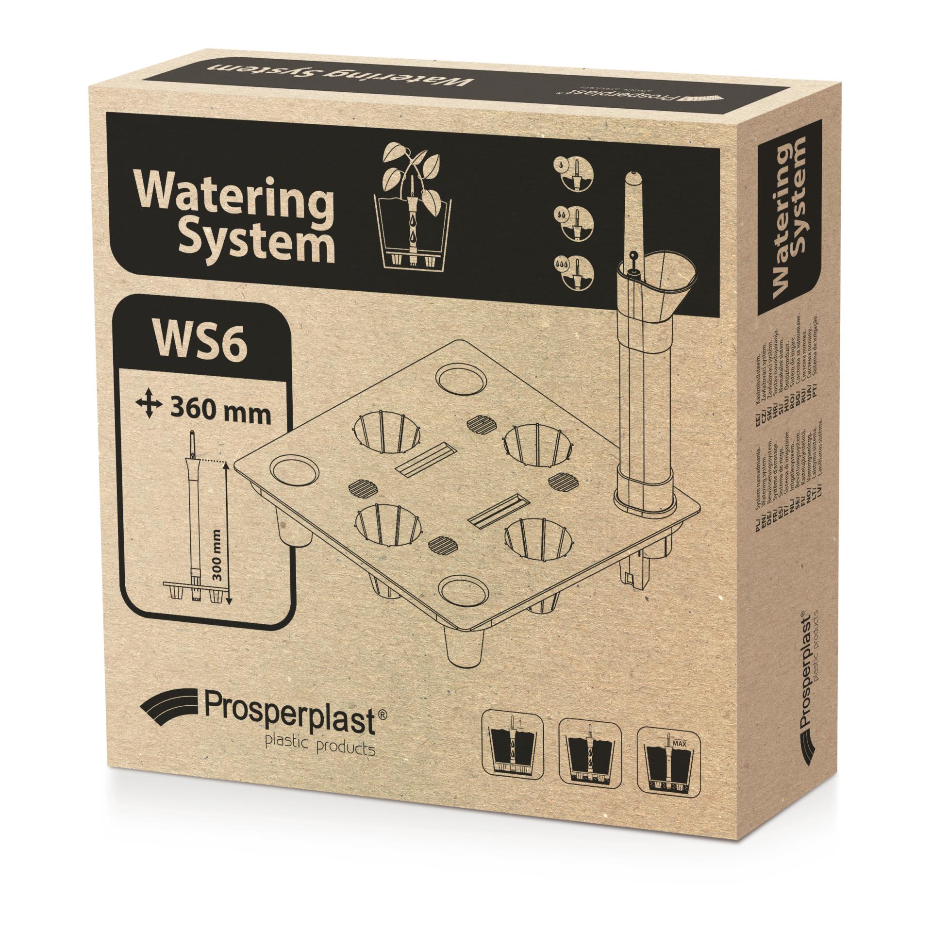 Bewässerungssystem für Hydrokulturen - viereckig