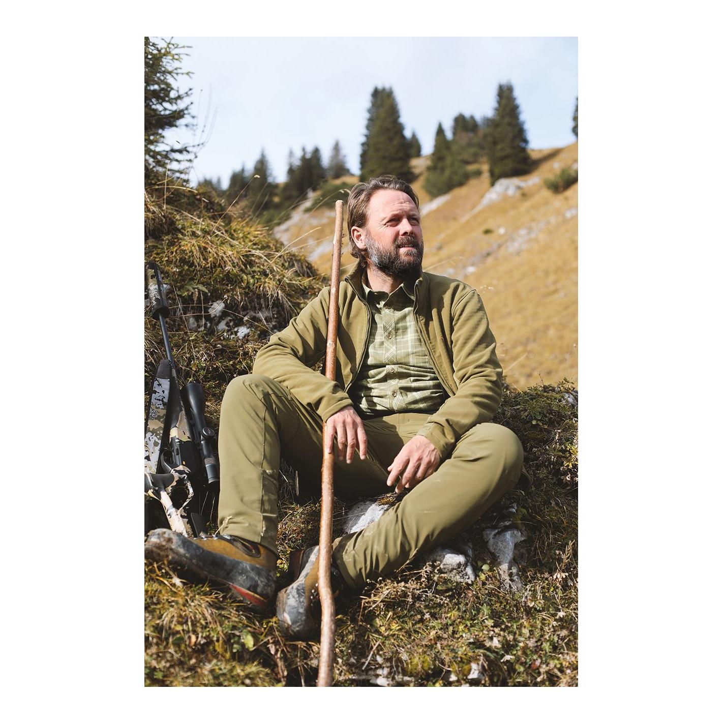 Flash Midlayer Jacke - Dunkeloliv