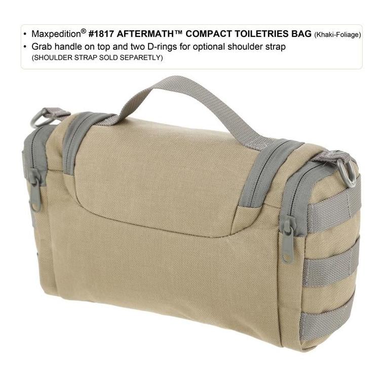 AFTERMATH™ kompaktes Necessaire - Schwarz