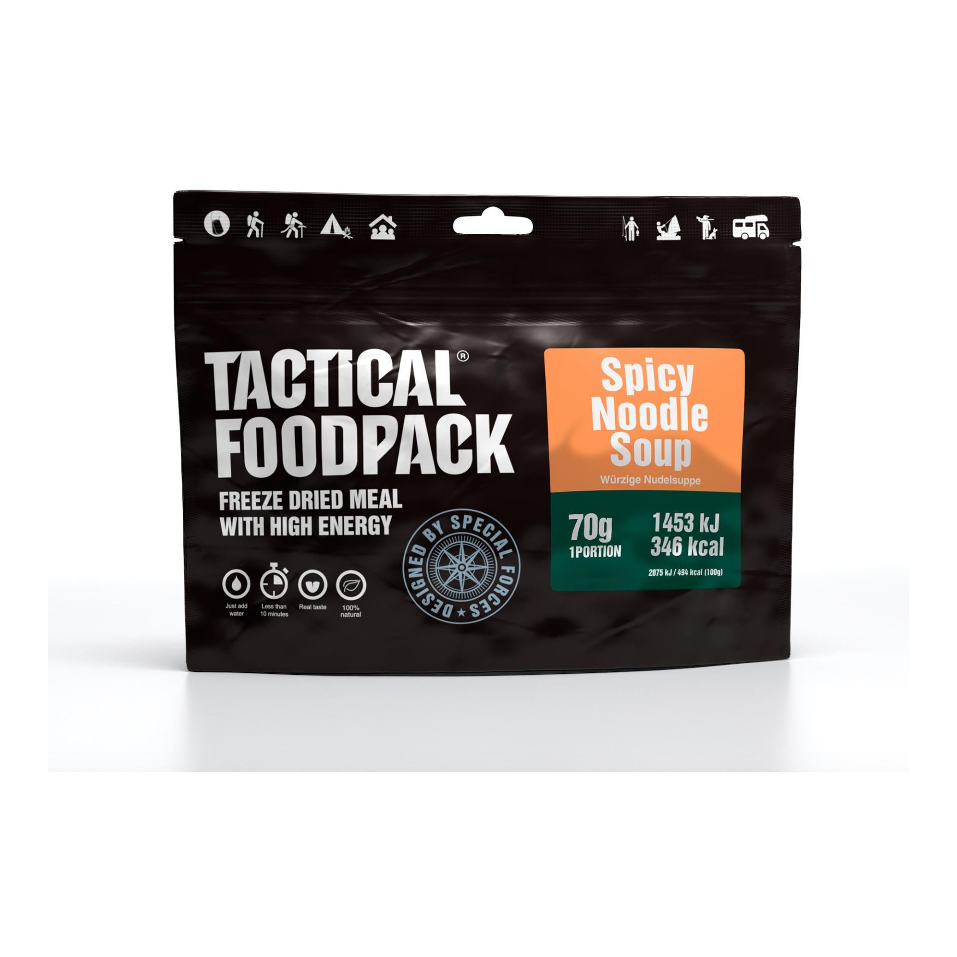 Image of Tactical Foodpack Spicy Noodle Soup - Schwarz - bei Hauptner.ch