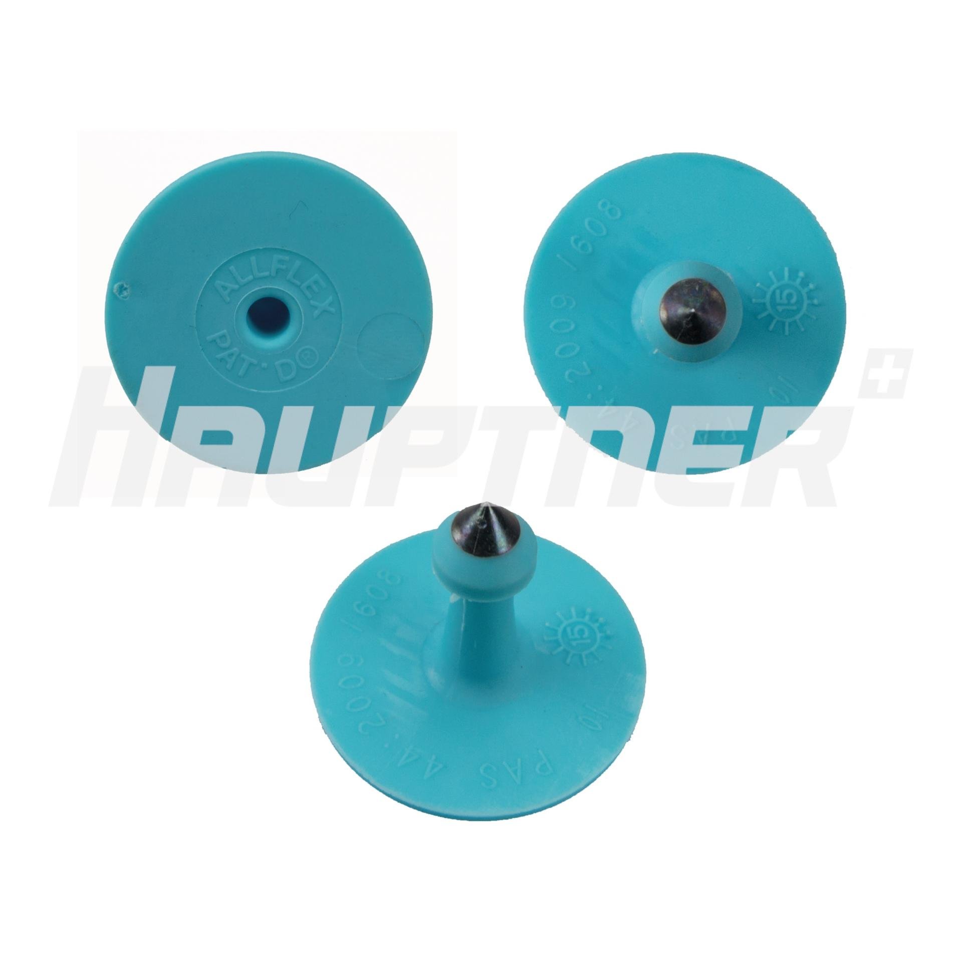 Ohrmarken Allflex RUND blau - Male Dornteil