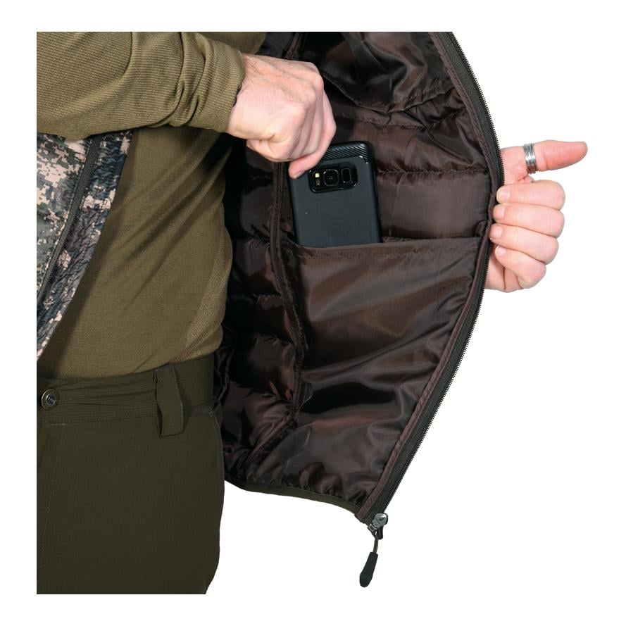 ALPINE-J Jacke - Pixel forest - gelb/grün