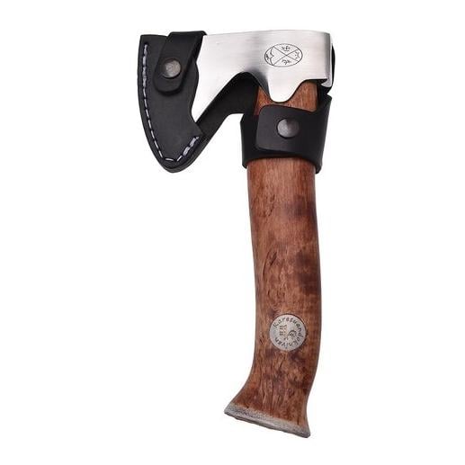 Unna Aksu - Braun - Jagdaxt mit Lederscheide