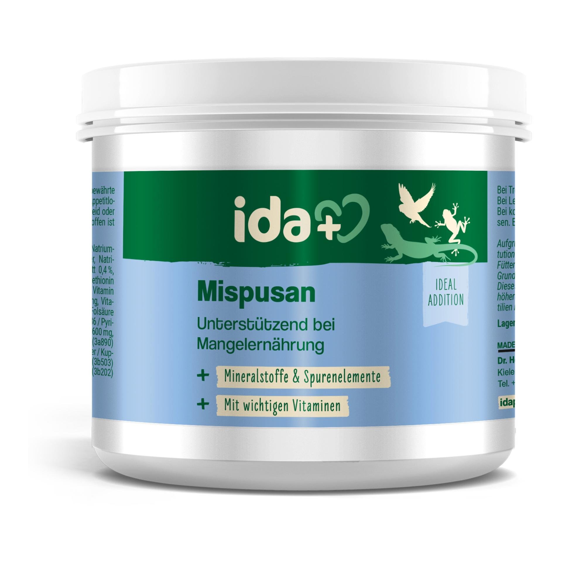 Mispusan - Mineralfuttermittel für Amphibien, Reptilien & Vögel