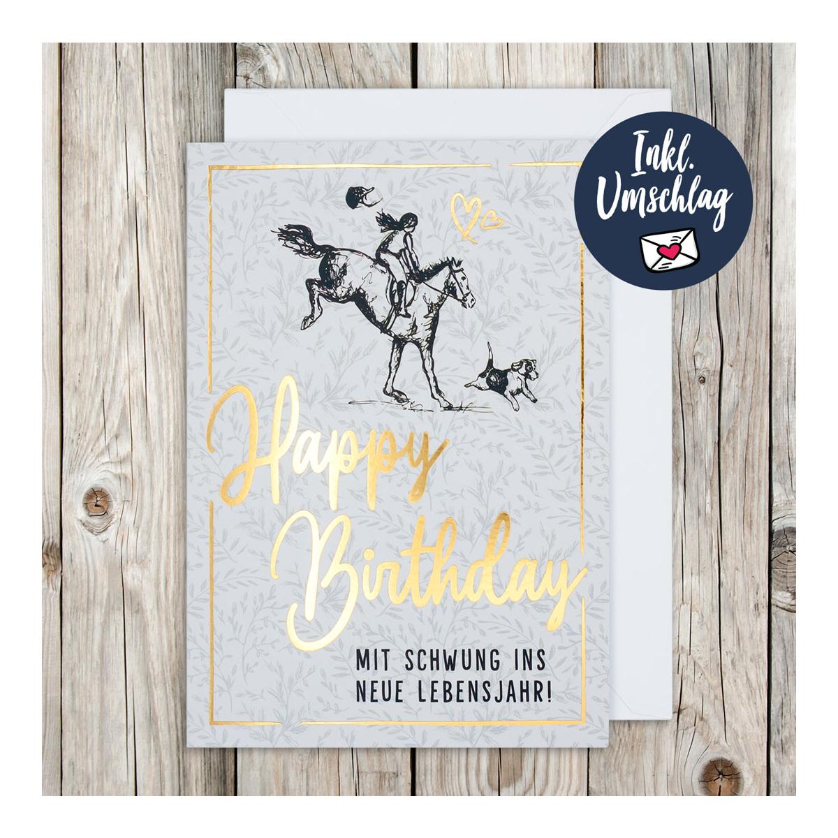 Grusskarte "Happy Birthday"