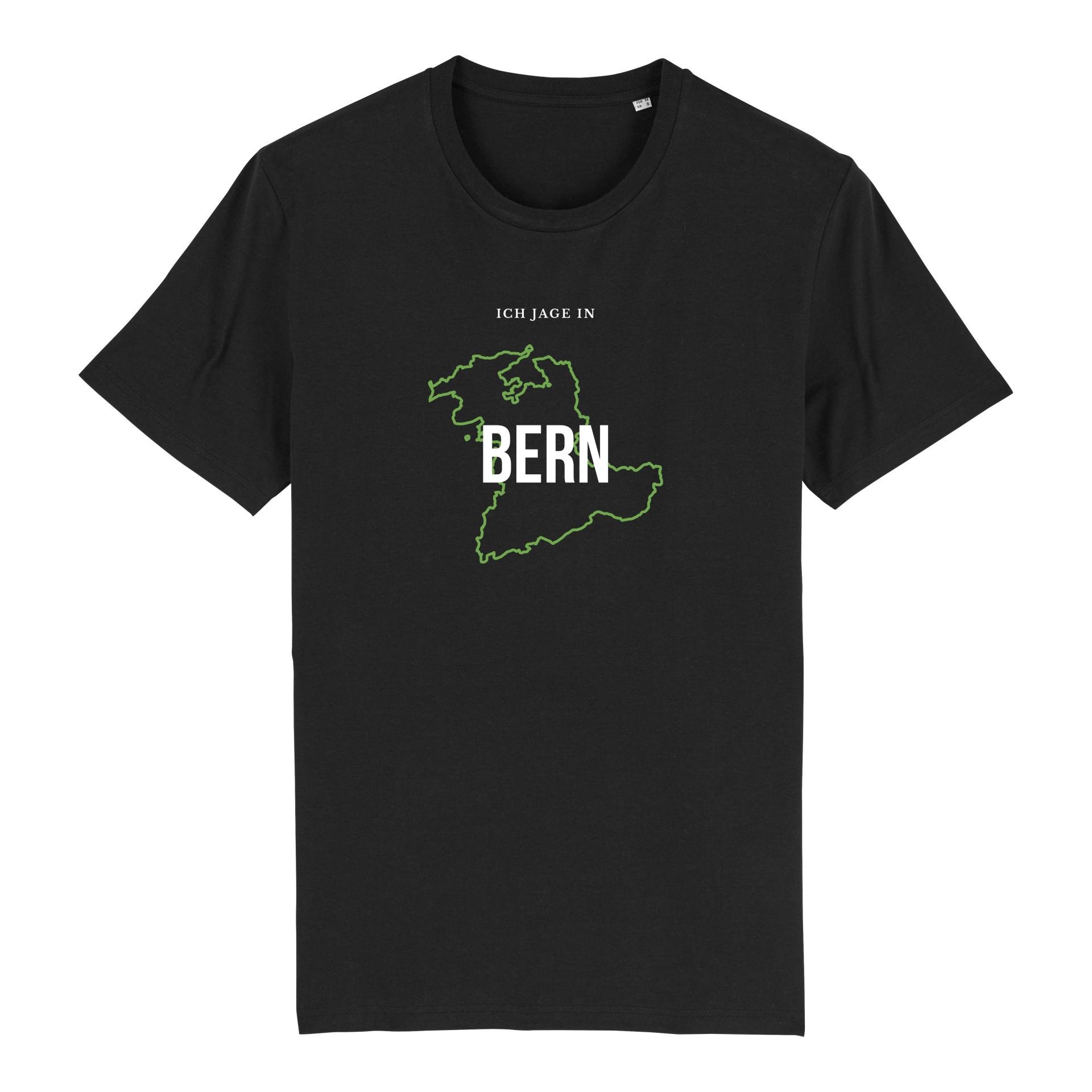 Image of Hauptner Jagd T-Shirt Ich jage in Bern - Black - bei Hauptner.ch