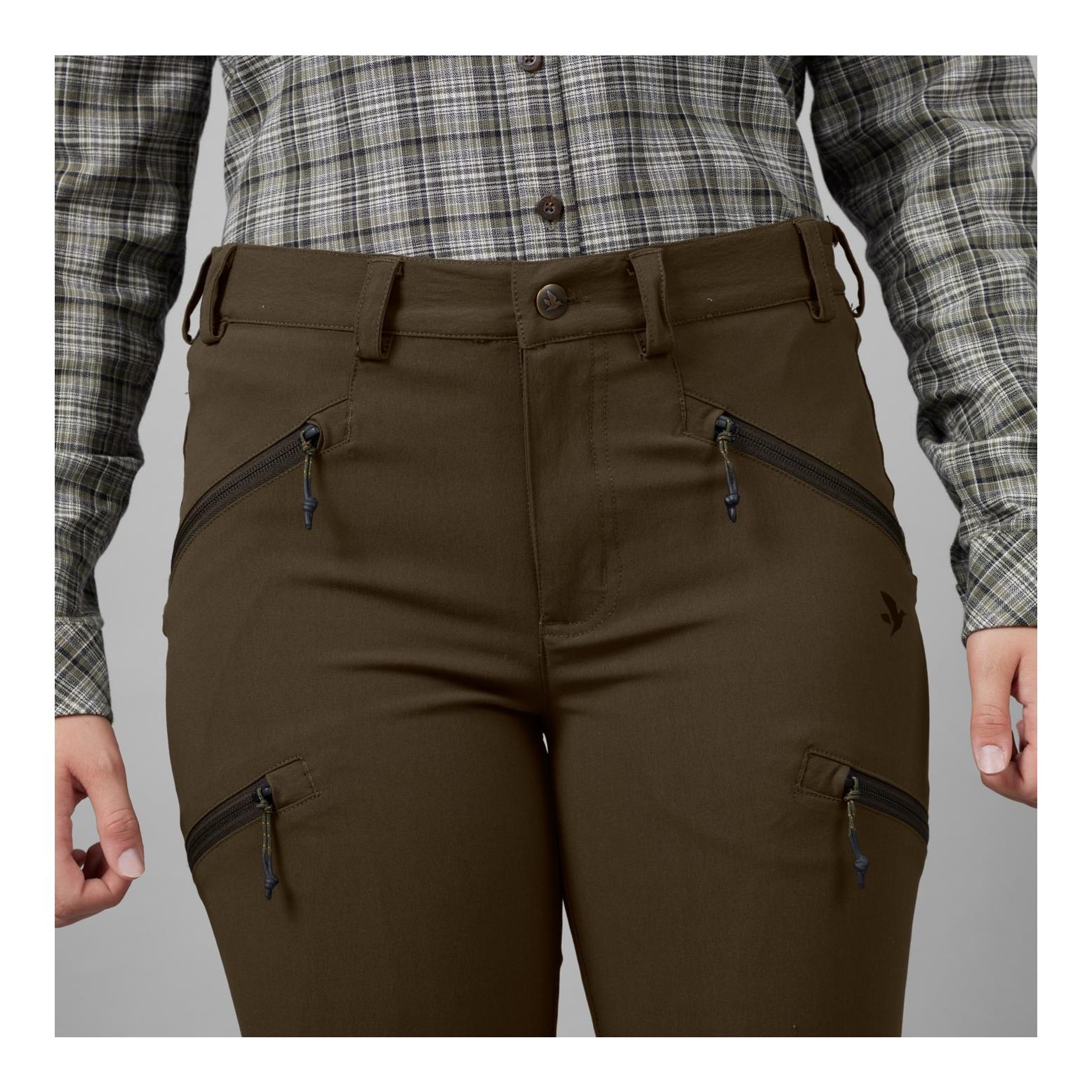 Larch Stretch Hose Women - Pine green