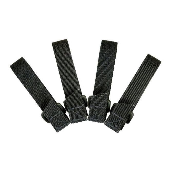 TacTie Befestigungsband 7.5cm (4er Pack) - Schwarz