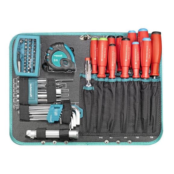 ABS-Werkzeug-Koffer "PRO CHROME 152" P