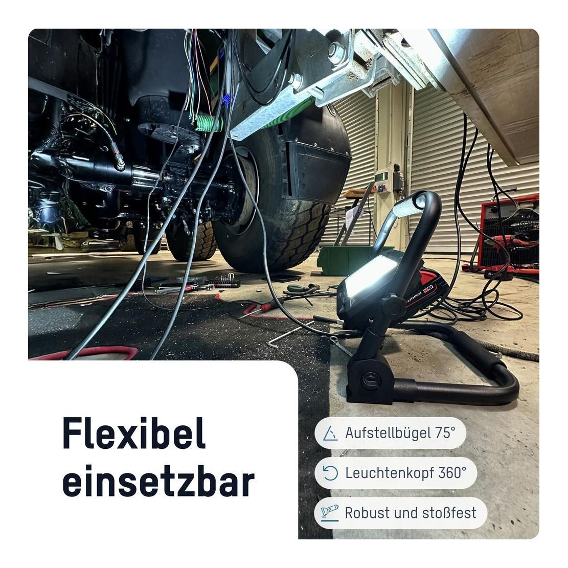 LED-Strahler 30 W für 18V Powertool-Akkupack