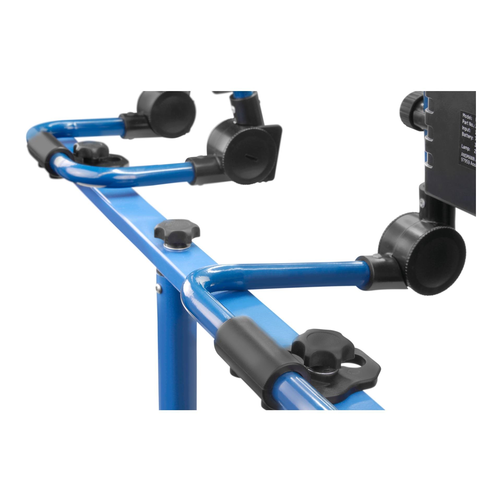 Universal-Stativ für 1-2 Arbeitsstrahler - blau