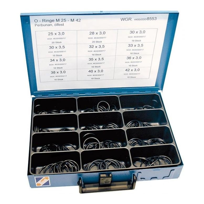 Image of Technolit O-Ringe 140teilig - Schwarz - bei Hauptner.ch