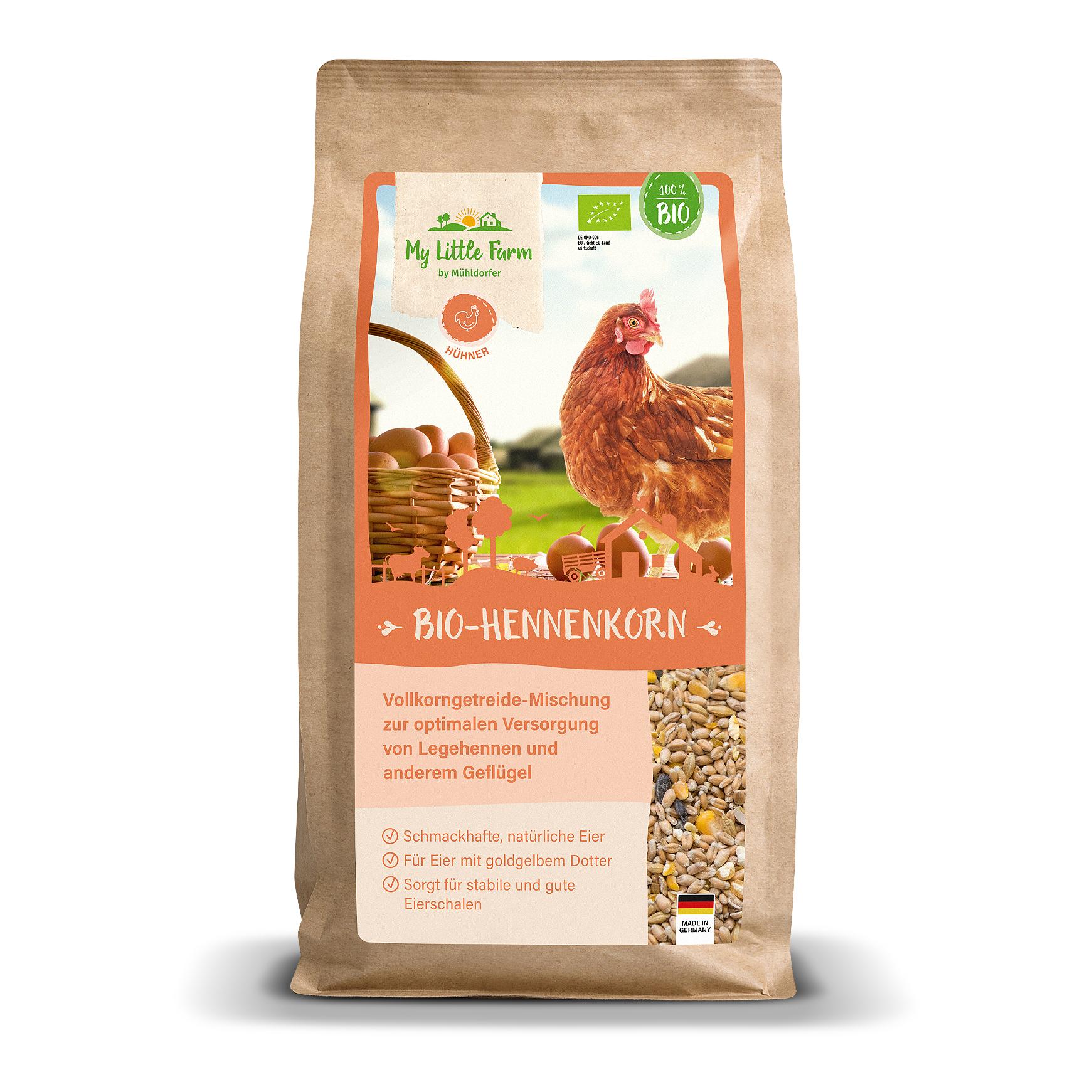 Grains bio pour poules