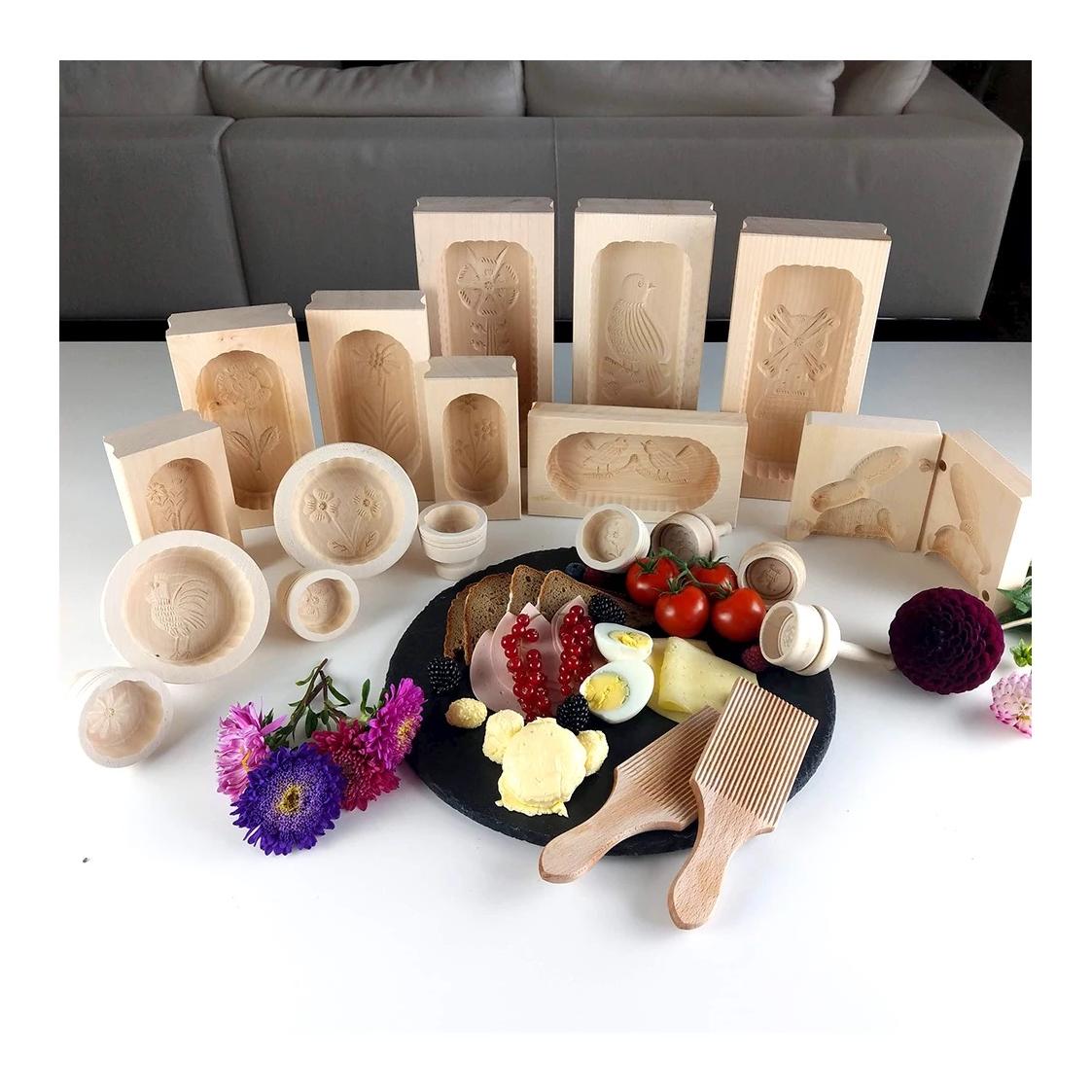 Hauptner Butterform mit geschnitztem Motiv - 250 g