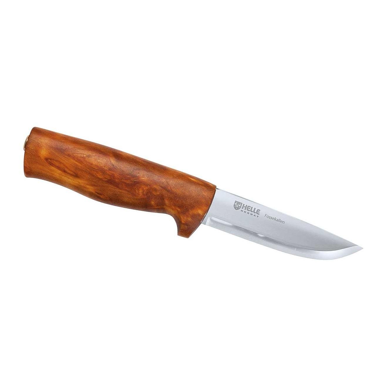 Image of Helle Jagd-/Outdoormesser Fossekallen - Maserbirke - Braun - bei Hauptner.ch