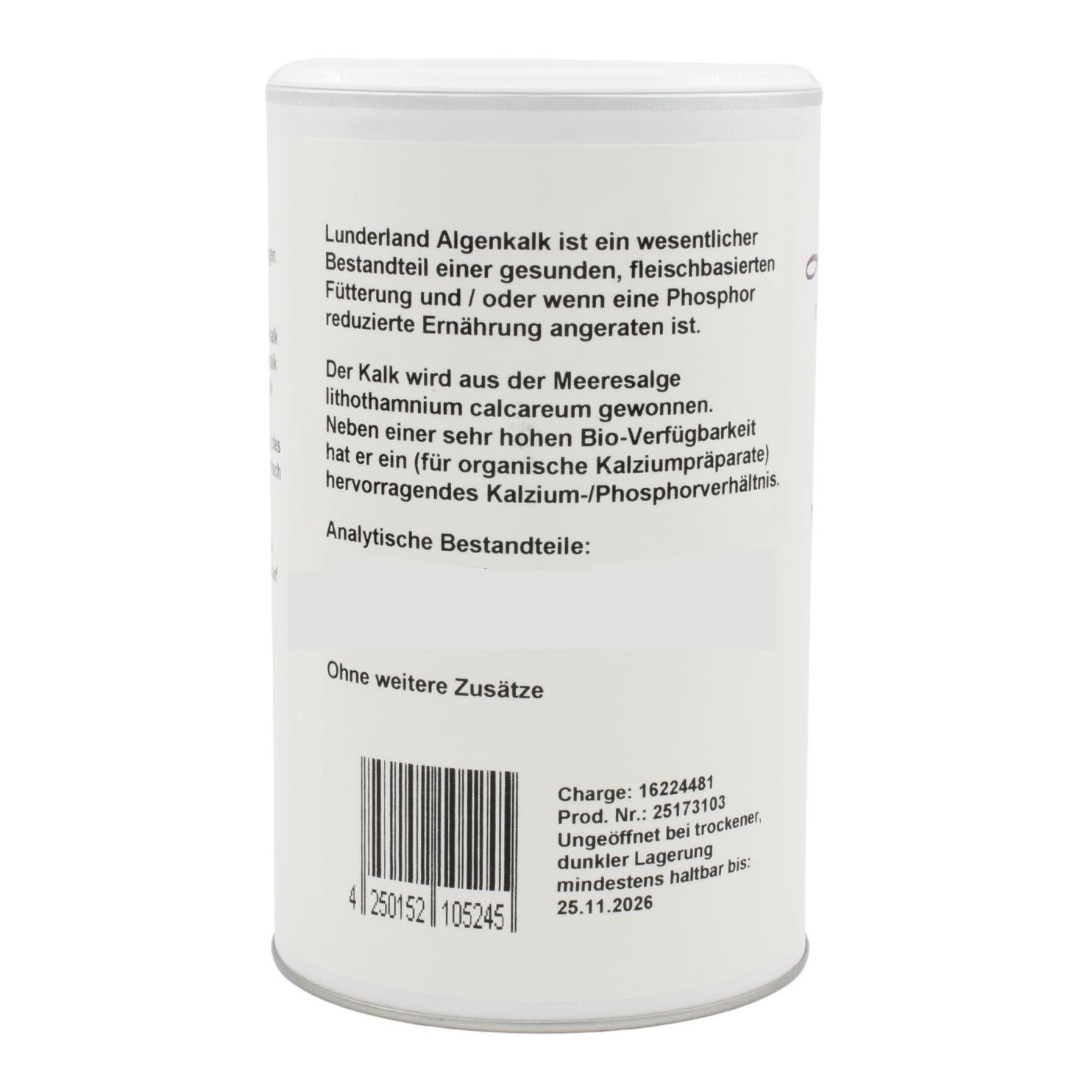 Algenkalk - Einzelfuttermittel für Hunde und Katzen