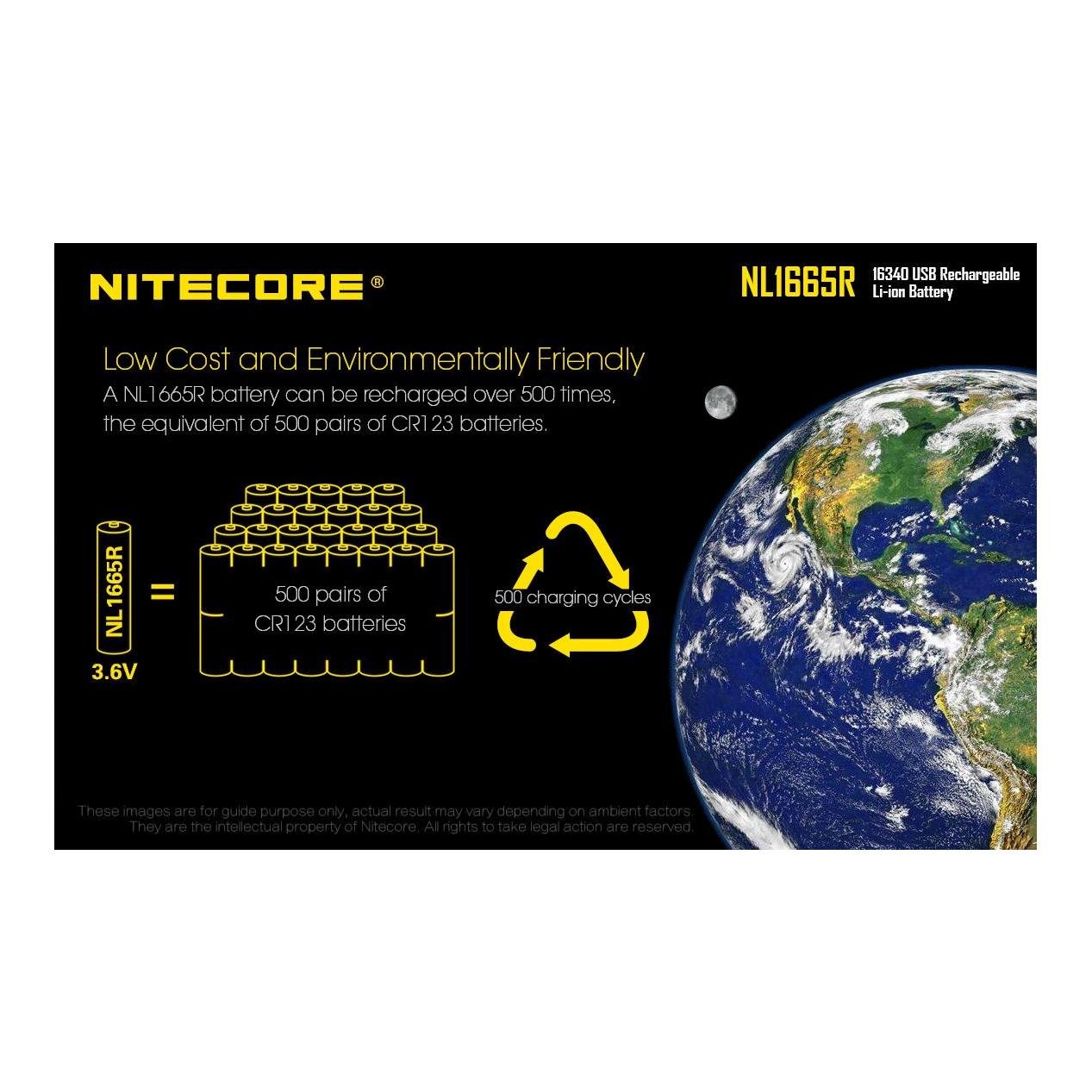 16340 USB Akk 650mAh NL1665R