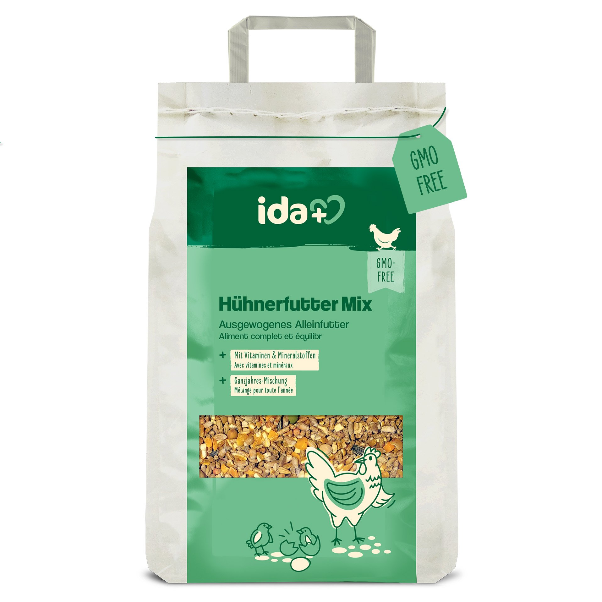 Hühnerfutter Mix - Ausgewogenes Alleinfutter - Ganzjahresmischung