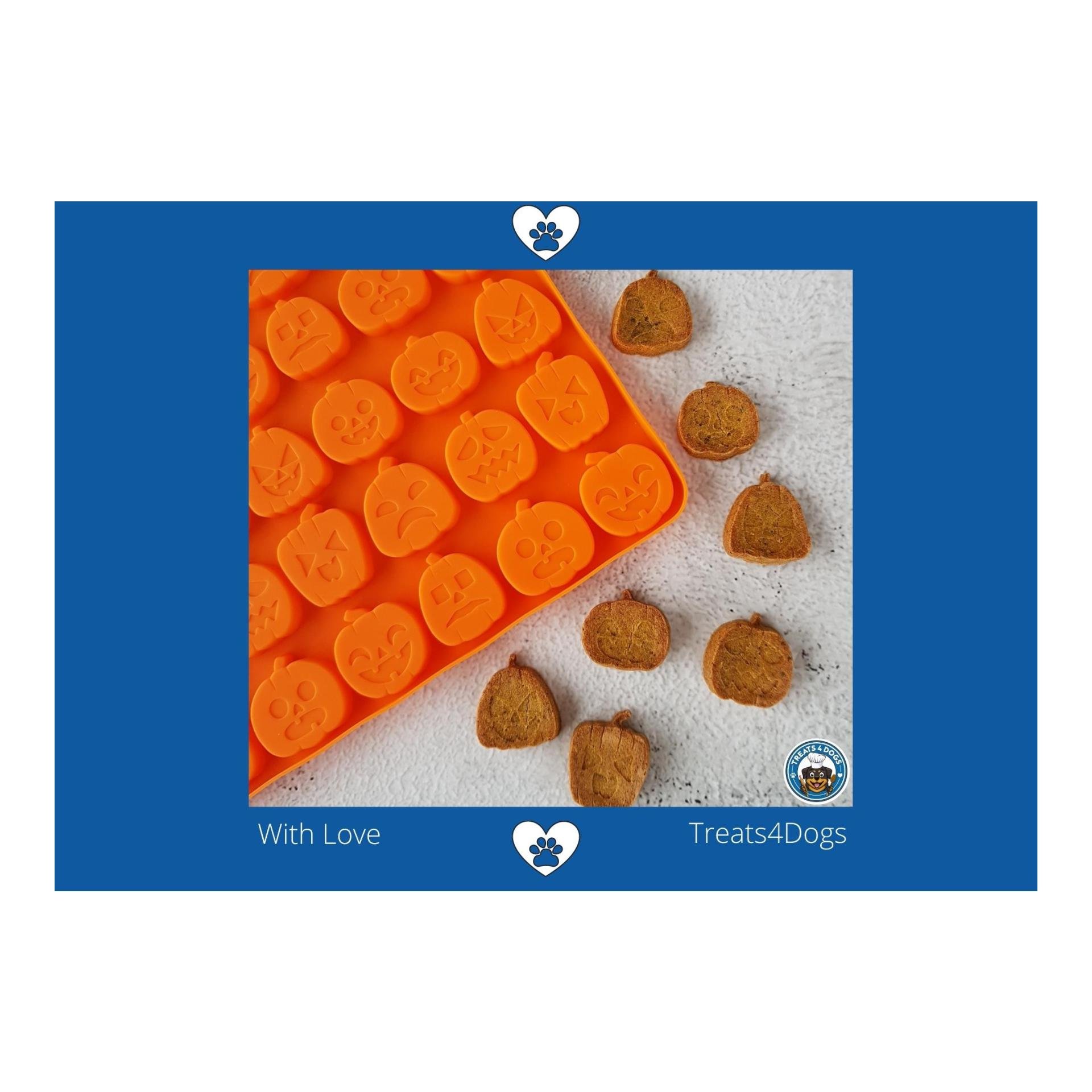 TREATS4DOGS Backmatte Kürbisse 2 Stück 