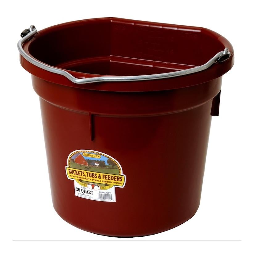 FlatBack Eimer - bordeaux