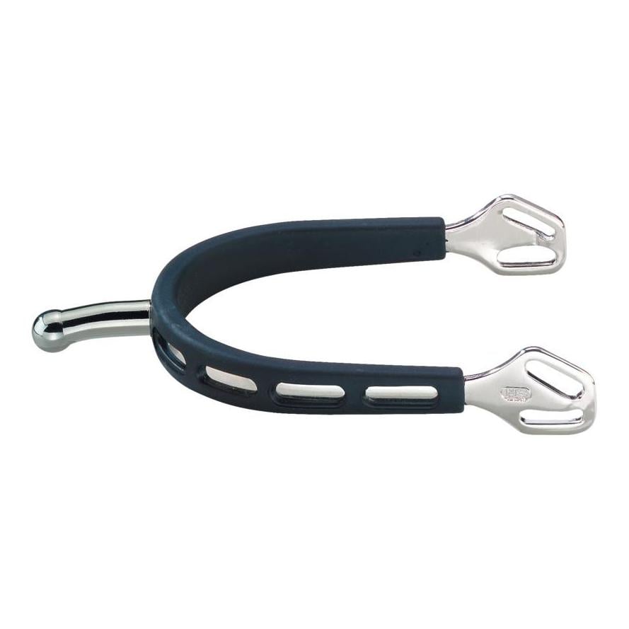 ULTRA fit EXTRA GRIP Edelstahlsporen - mit Balkenhol Schlaufe - 30mm Dorn abgerundet