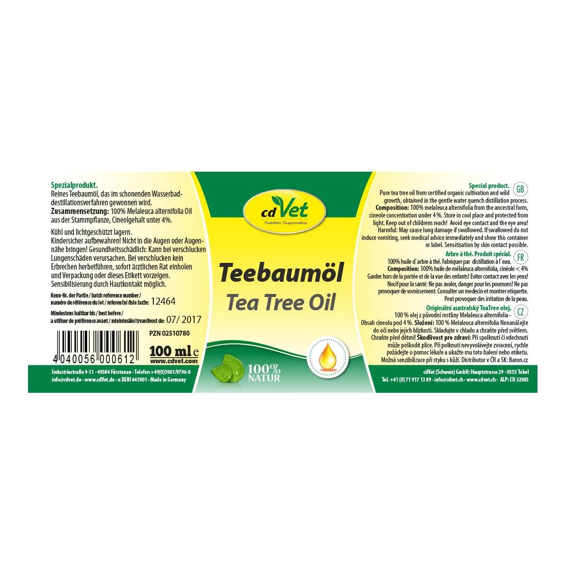 Huile d’arbre à thé