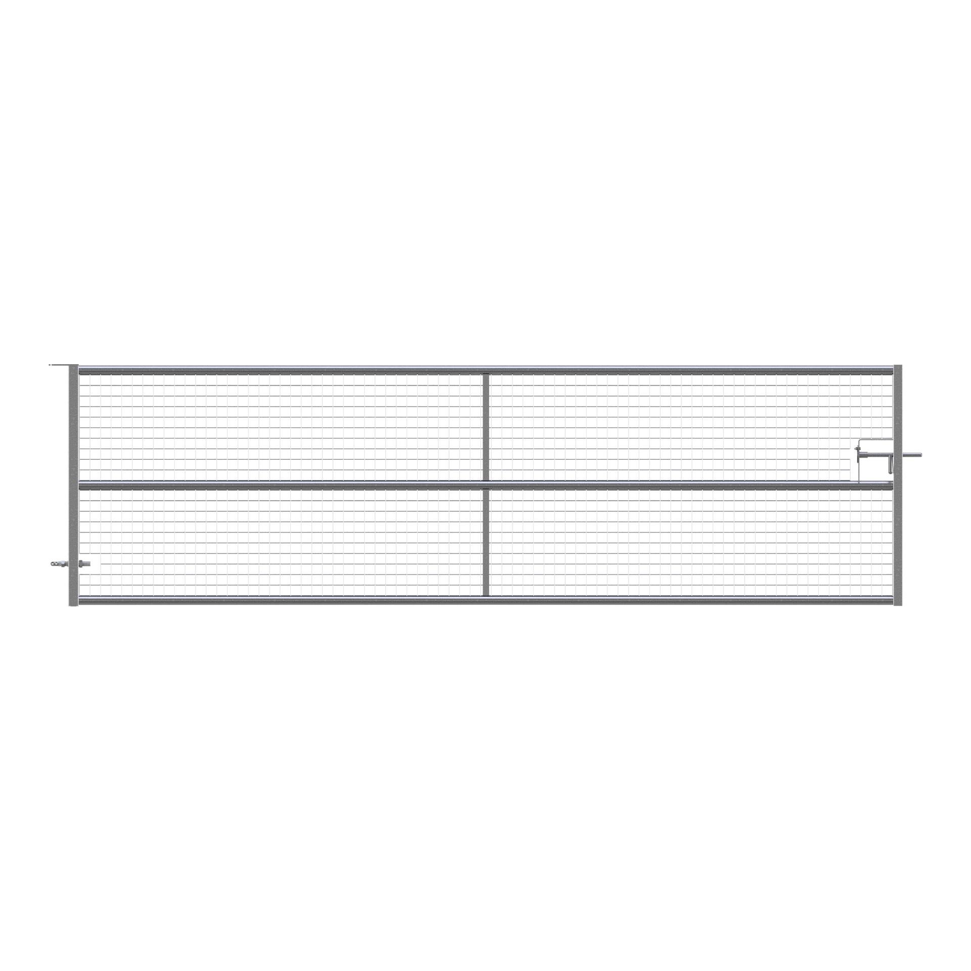 Portail de clôture grillagée – hauteur 1.14 m