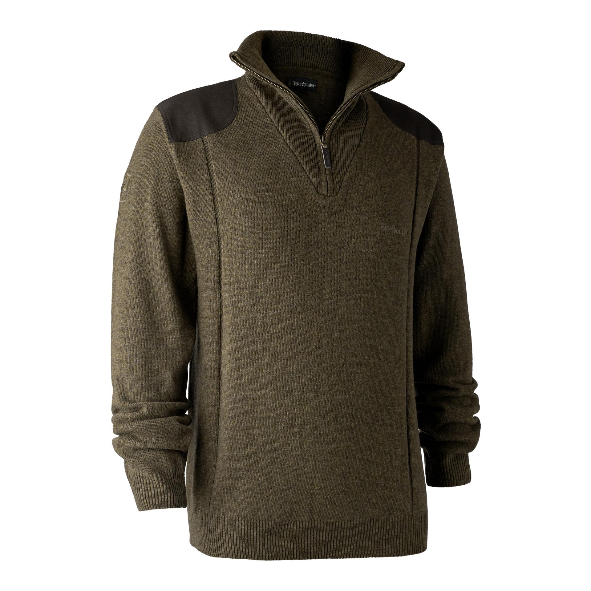 Image of Deerhunter Sheffield Pullover mit Zip-Neck - Cypress bei Hauptner.ch