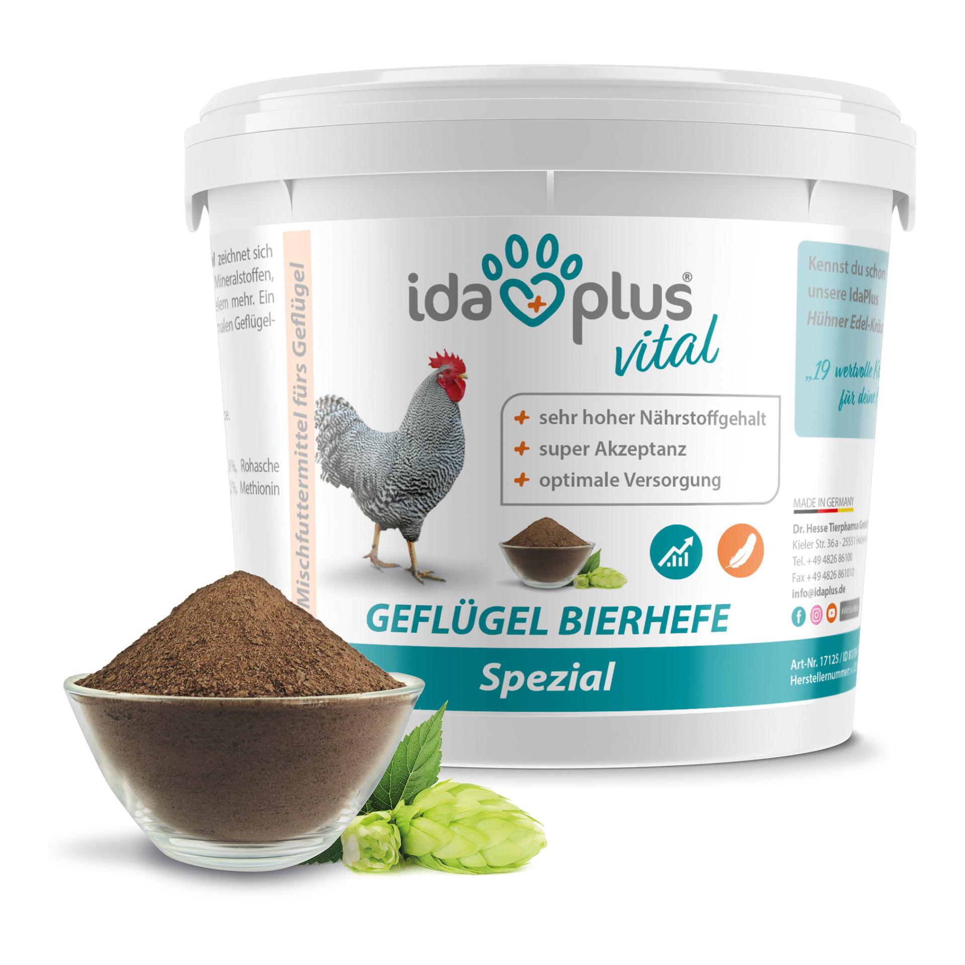 Image of IdaPlus Geflügel Bierhefe Spezial - Futterergänzung für Geflügel bei Hauptner.ch