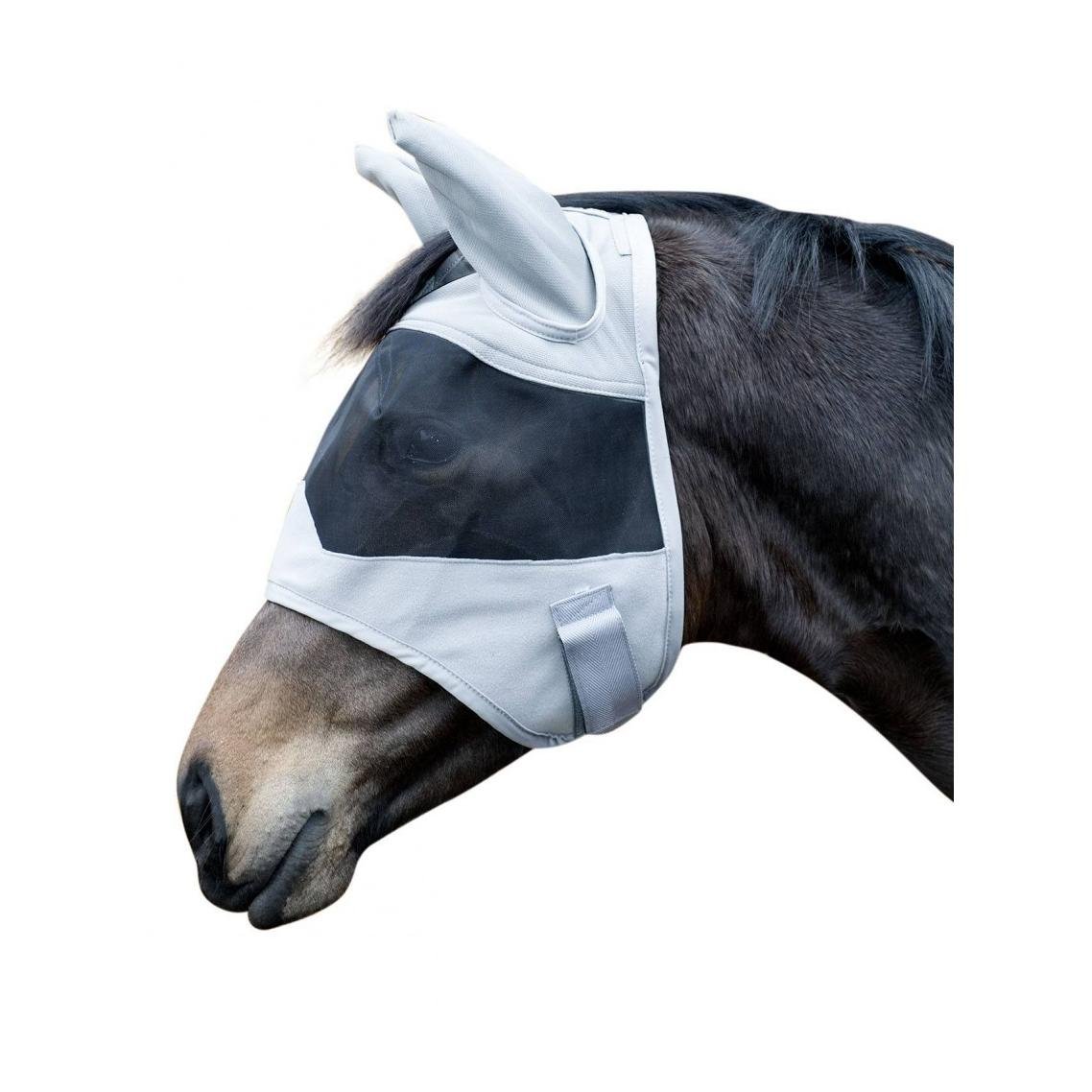 Image of HKM Fliegenschutzmaske New Mexiko mit Ohren - grau bei Hauptner.ch