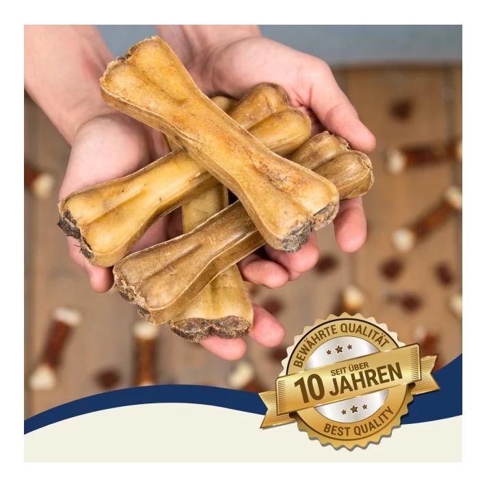 Kauknochen gefüllt mit Pansen ca. 15 cm