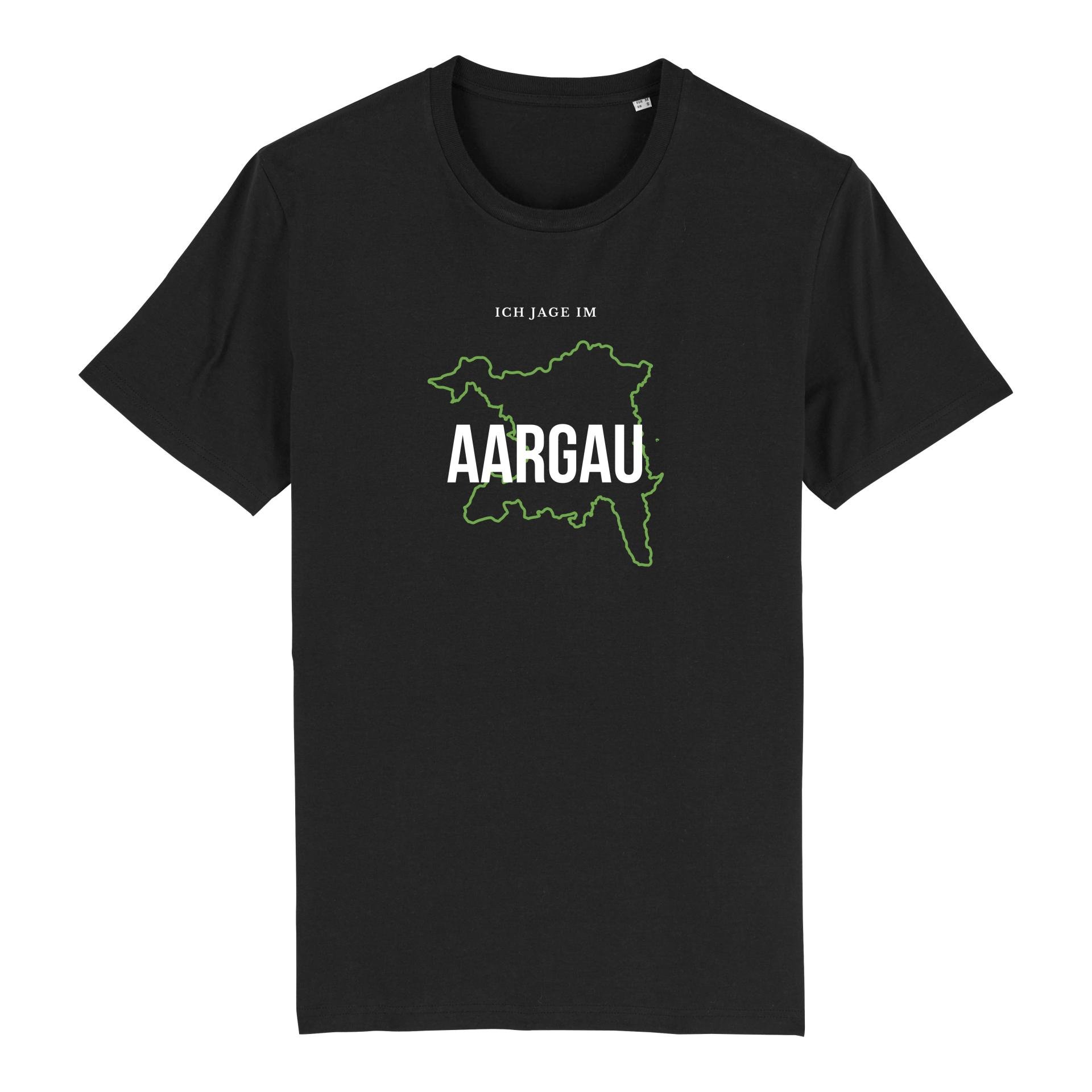 Image of Hauptner Jagd T-Shirt Ich jage im Aargau - Black - bei Hauptner.ch