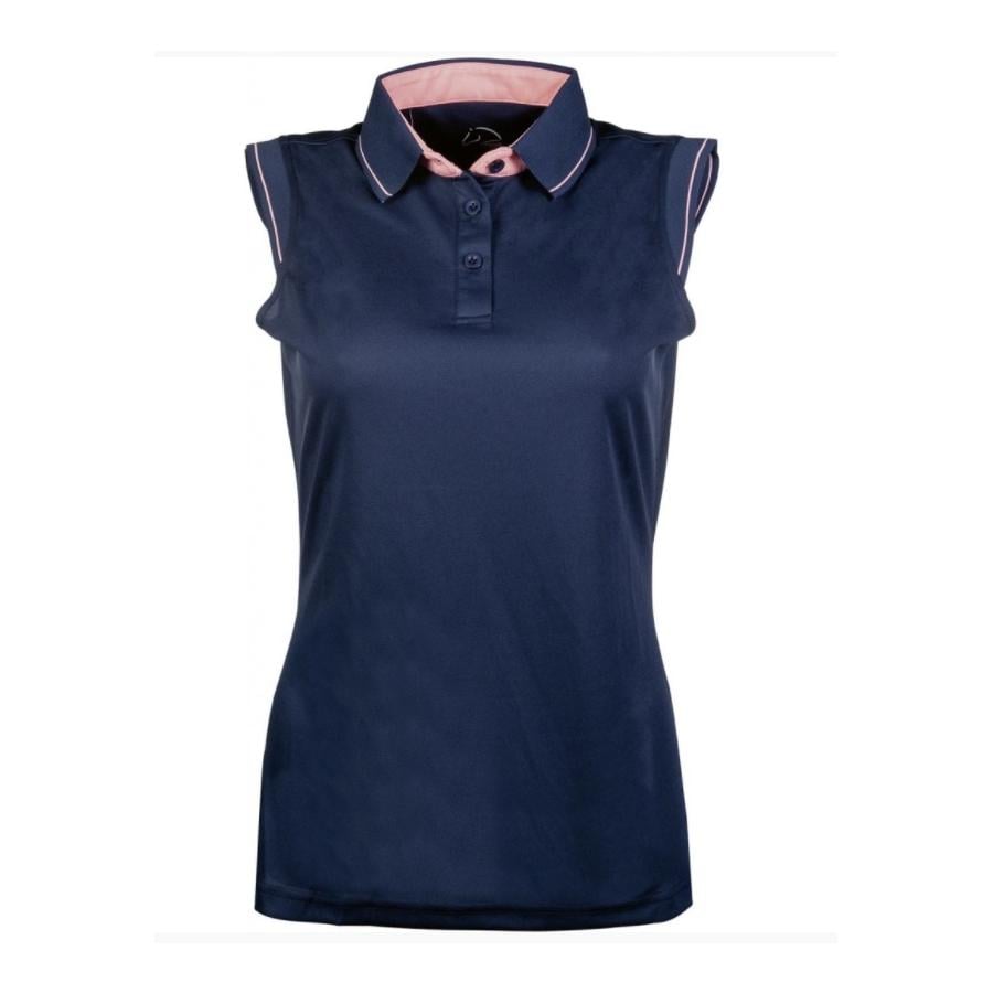 Image of HKM Poloshirt Classico ärmellos Damen - dunkelblau bei Hauptner.ch