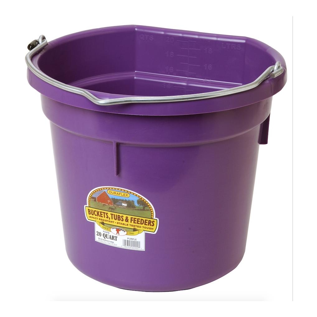 Seau à côté plat - pourpre