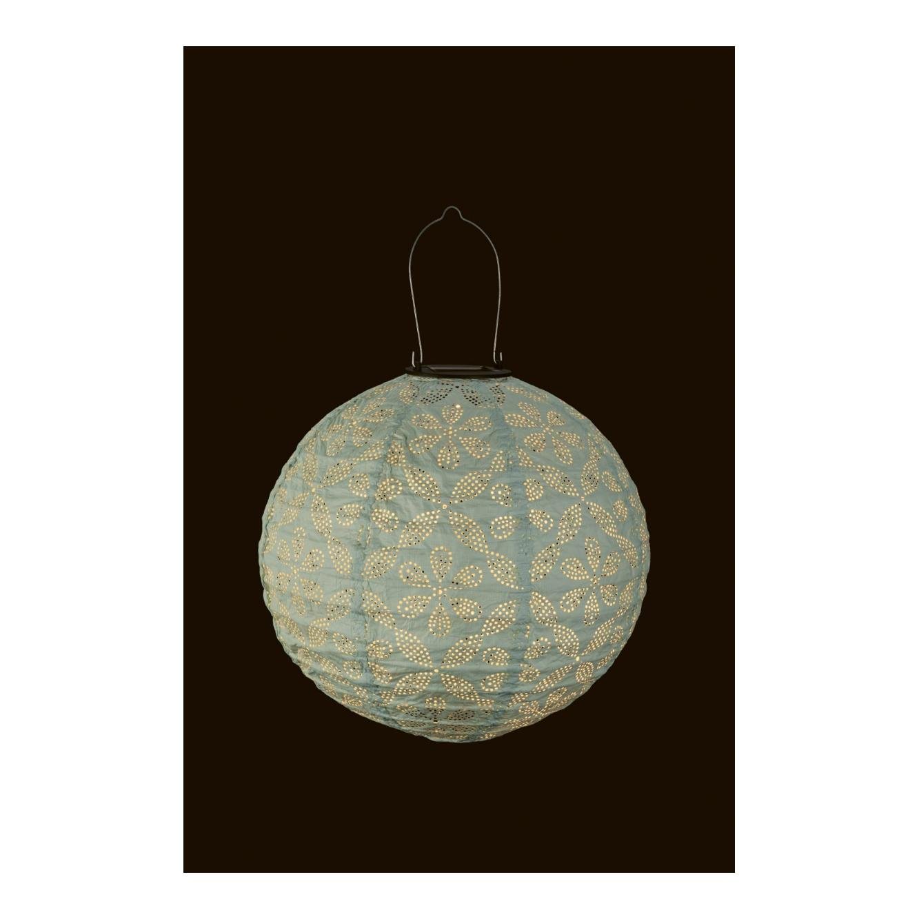 Solar Lampion Lightblue, rund