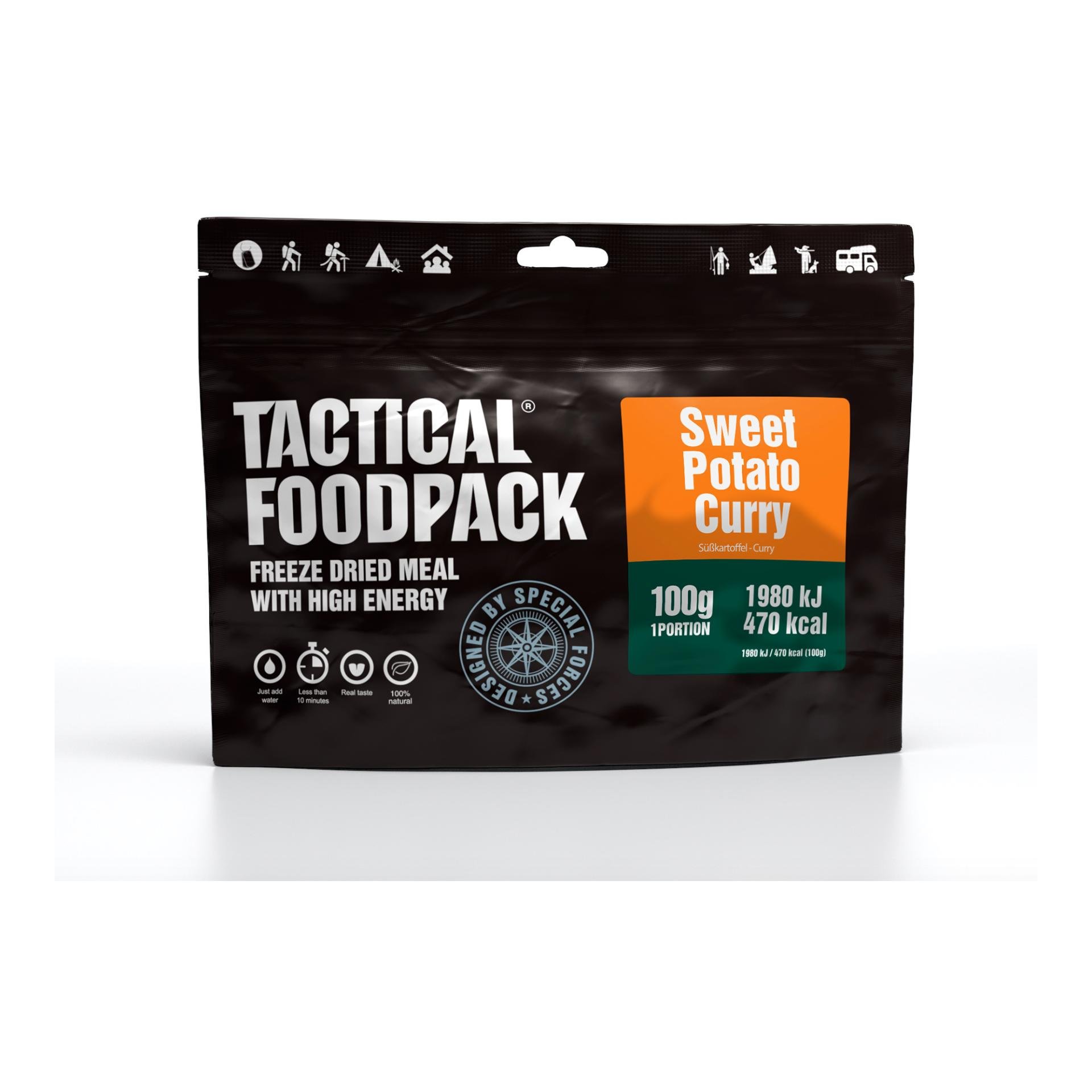 Image of Tactical Foodpack Sweet Potato Curry - Schwarz - bei Hauptner.ch