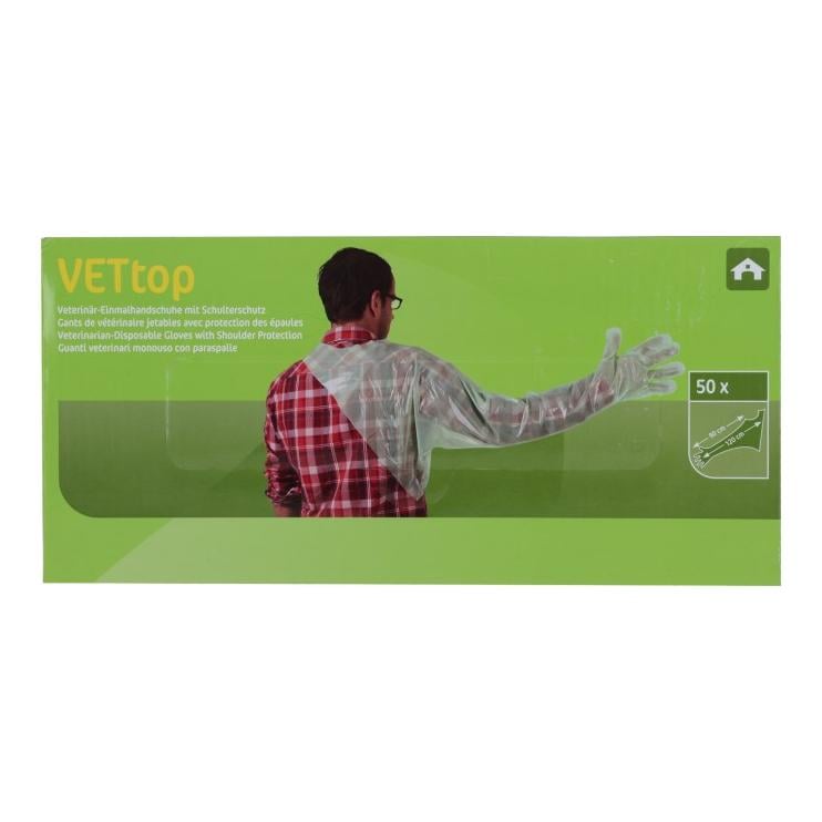 Einmalhandschuh VETtop mit Schulterschutz