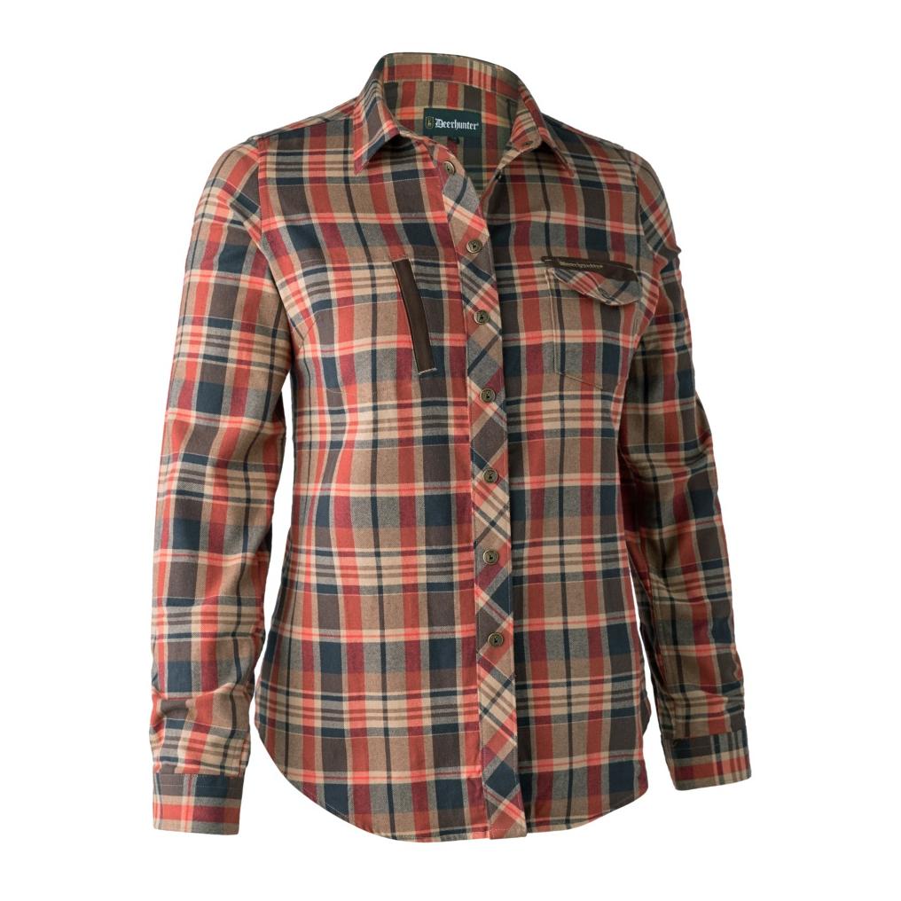 Image of Deerhunter Damen Athena Hemd - Orange Check bei Hauptner.ch
