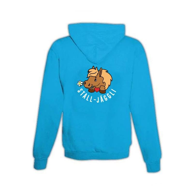 Image of Soulhorse Hoodie Stalljäggli Unisex - Hellblau/Türkis - bei Hauptner.ch