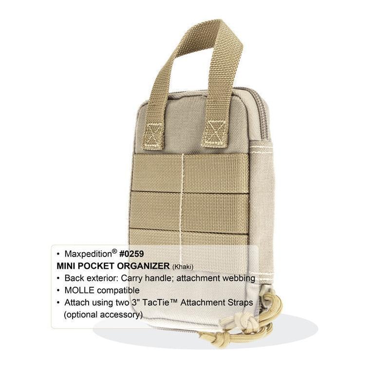 Mini Pocket Organizer - Schwarz