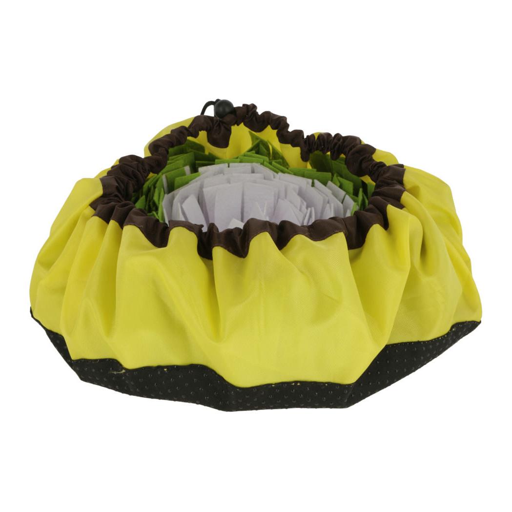 Schnüffelteppich Bowl - gelb/grün/weiss