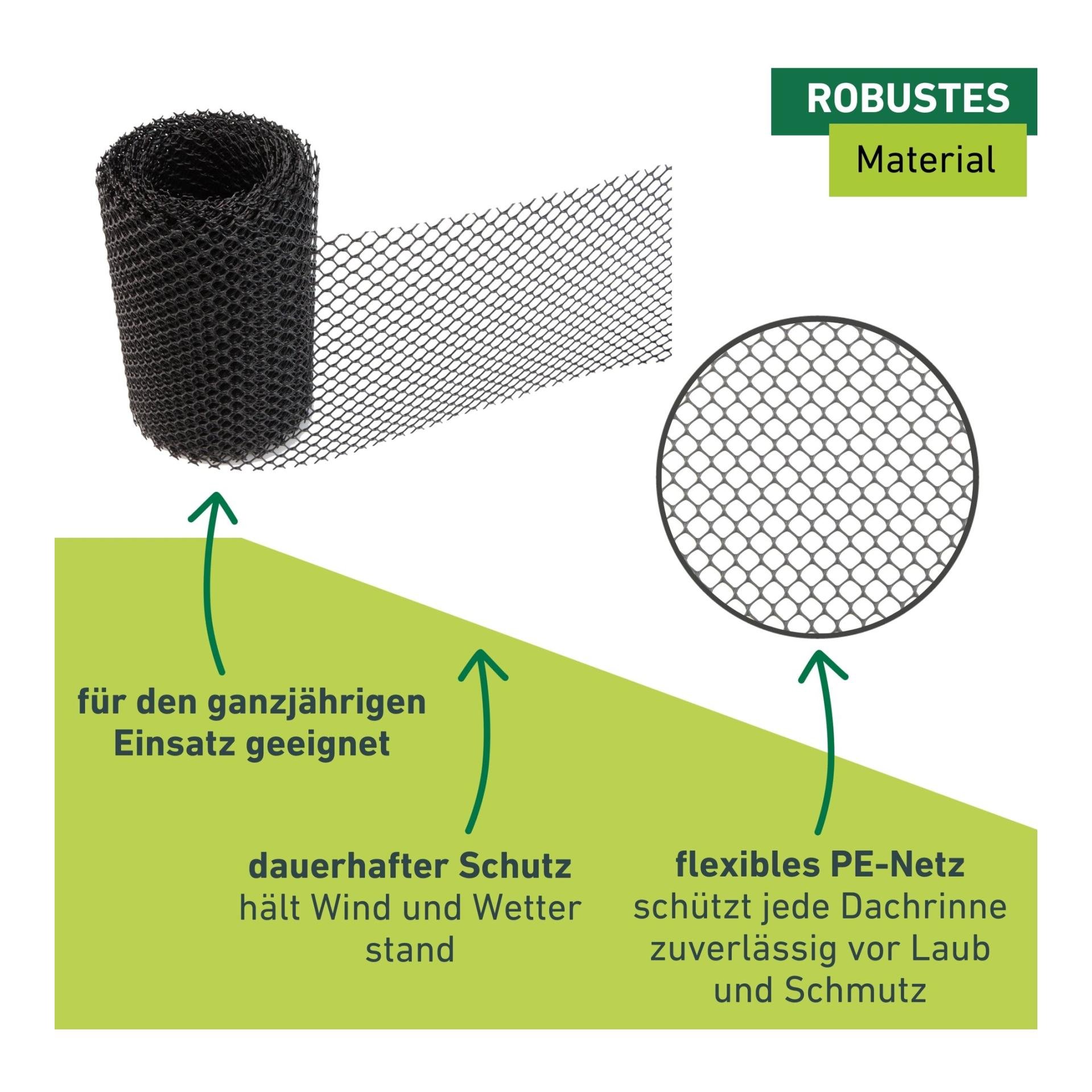 Windhager Dachrinnen - Laubschutz "Wave"