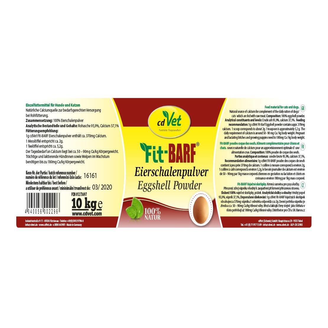 Fit-BARF Eierschalenpulver