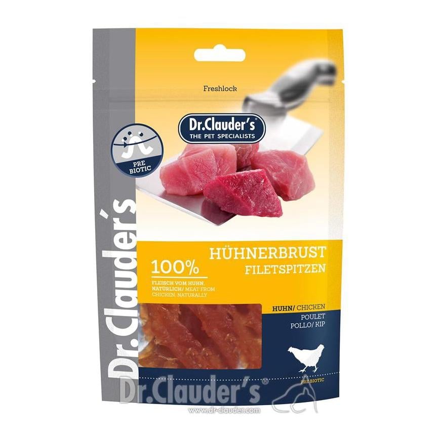 Image of Dr.Clauder's Soft Snack 100% Hühnerbrust-Streifen 80 g bei Hauptner.ch